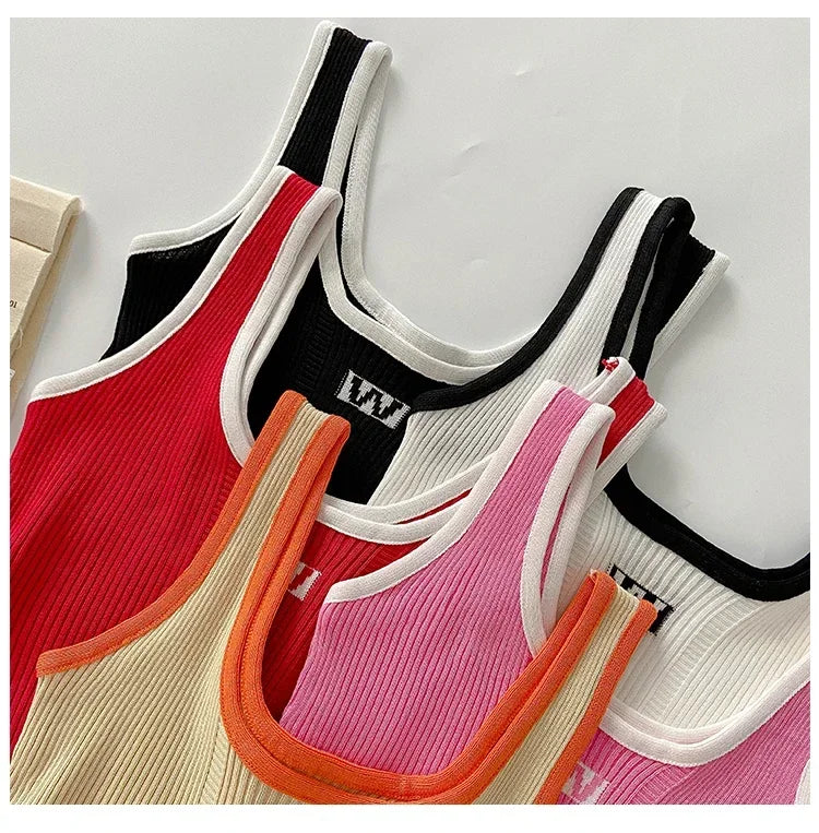Women Irregular Tops For Women Sexy Crop Tops Summer Sleeveless Sweet Tops Cloth Summer Y2K For Women 2025