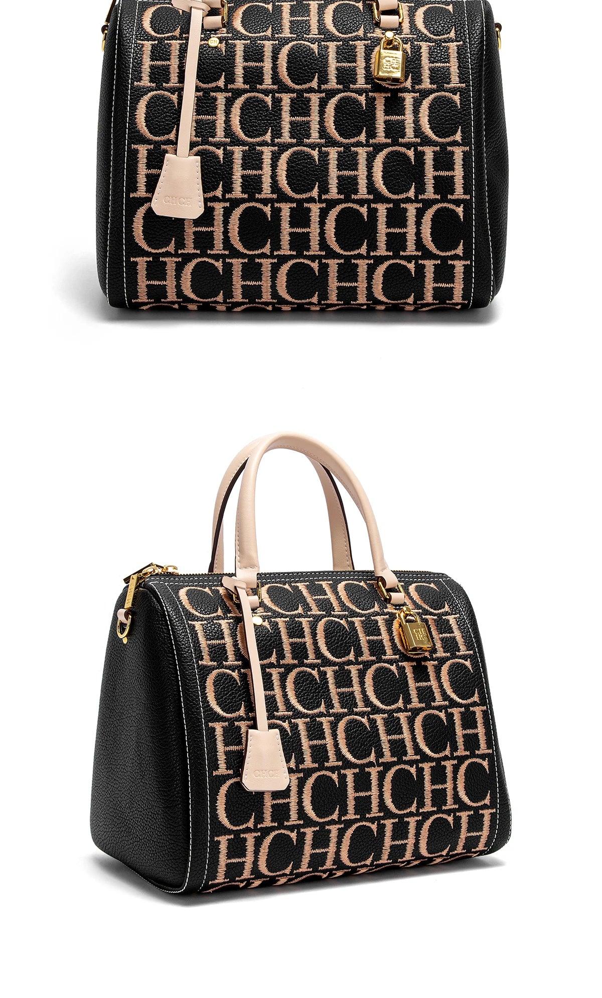 CHCH Women's Shoulder Bag New Embroidered Letter Design Handbag Women's Tote Bag