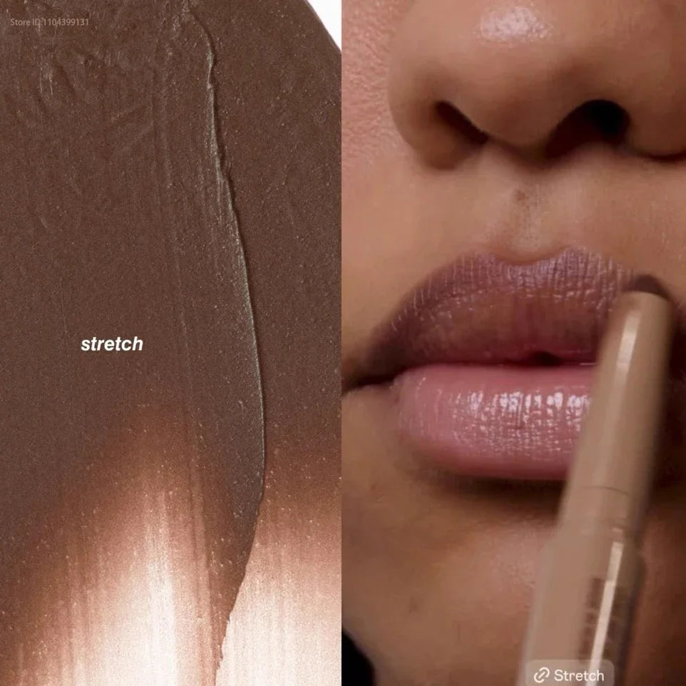 New Style Brand Skin Peptide Lip Shape Pen Lip Liner Long Lasting Lip Tint Pencil Glazing Milk Make Up Mirror Advanced Cosmetics