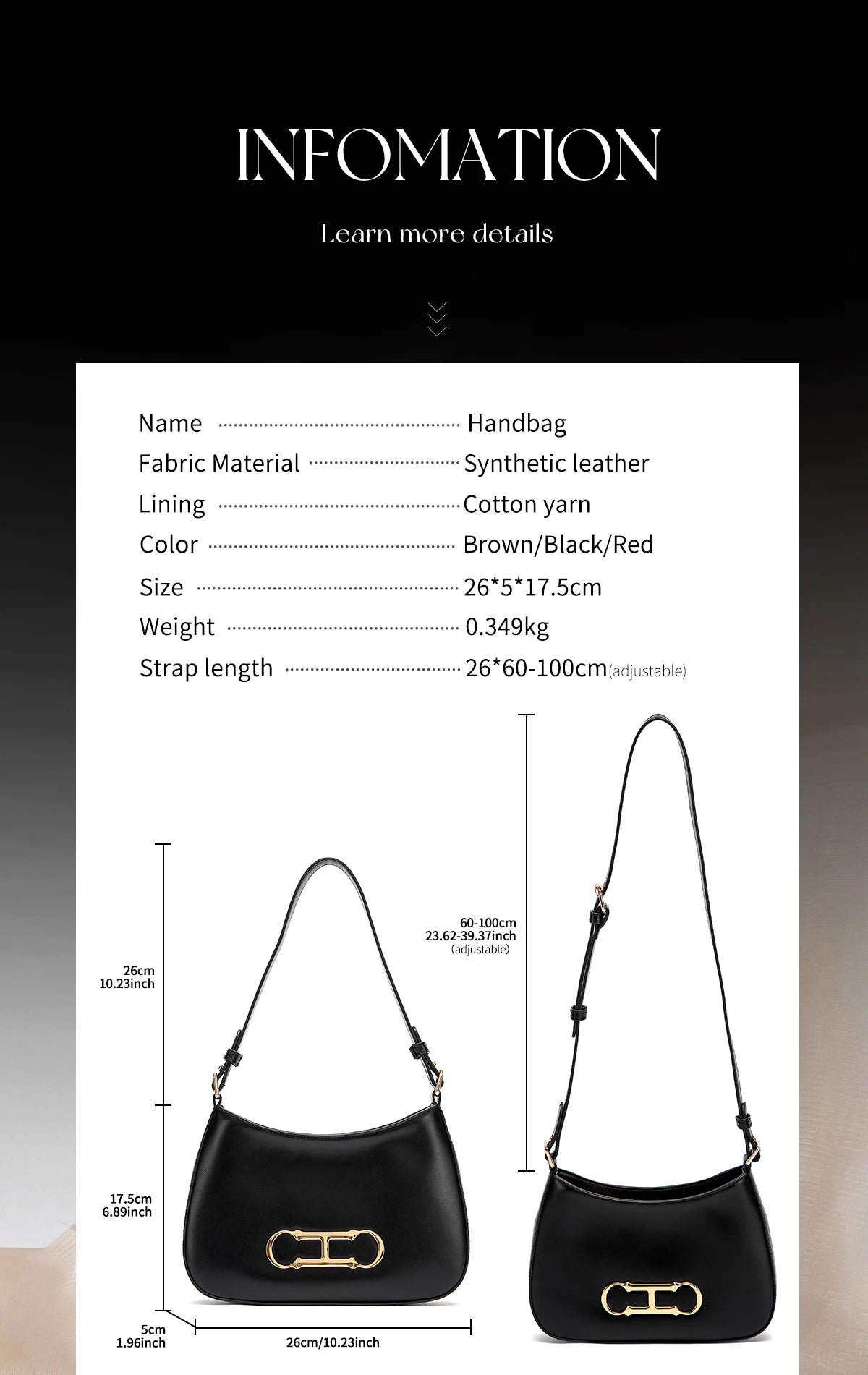 Fashion Classic Women's New Shoulder Bag Solid Color Retro Style Party Date Women's Shoulder Bag