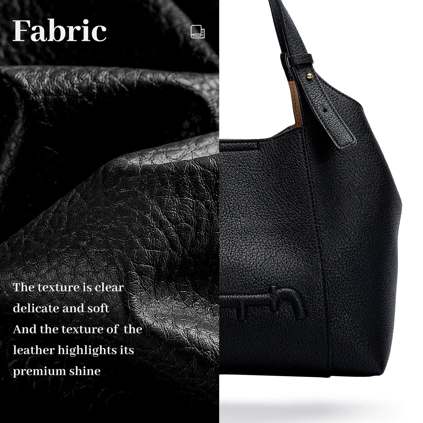 Retro Style Women's New 2024 Solid Color Shoulder Bag Versatile Commuter Women's Large Capacity Handbag