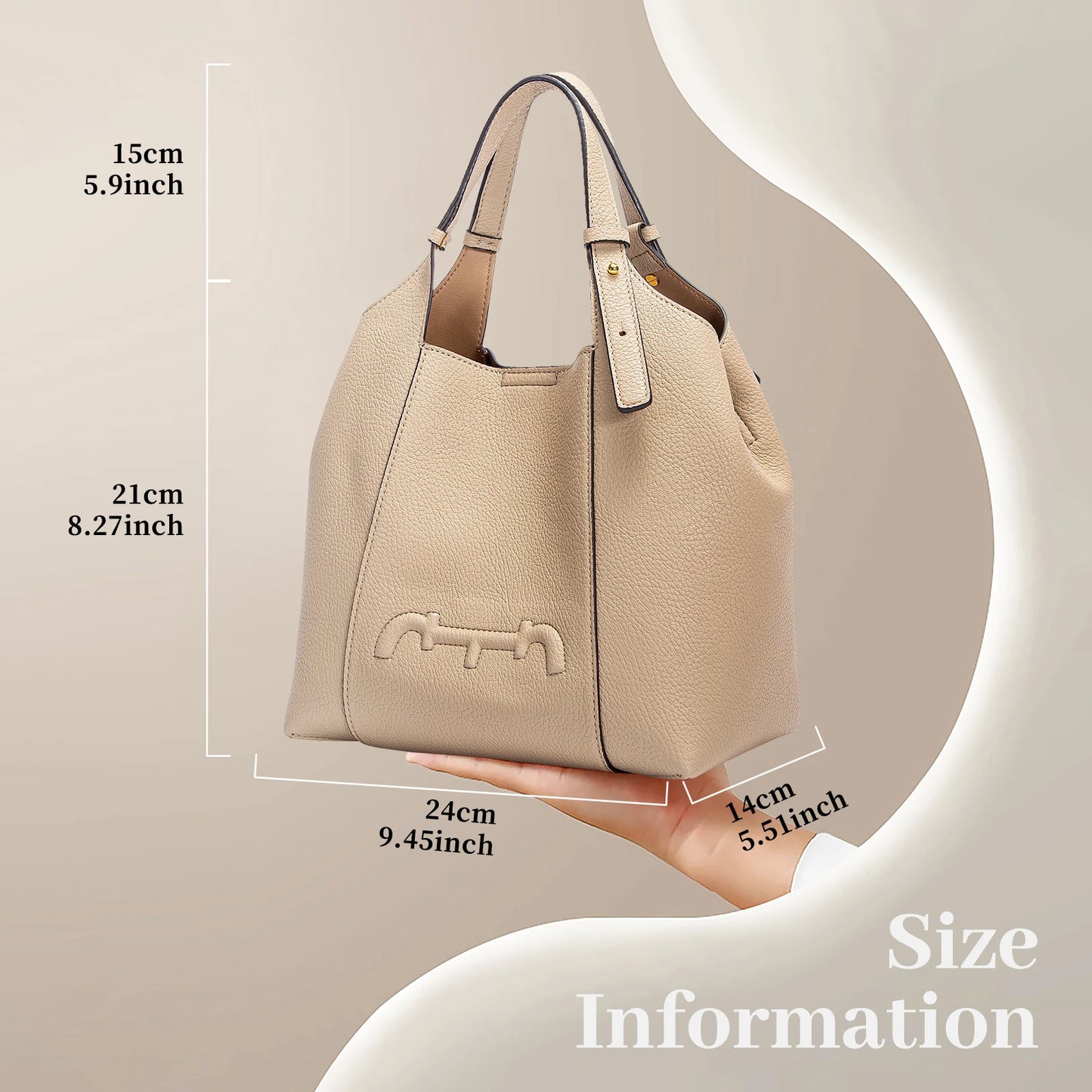 Retro Style Women's New 2024 Solid Color Shoulder Bag Versatile Commuter Women's Large Capacity Handbag