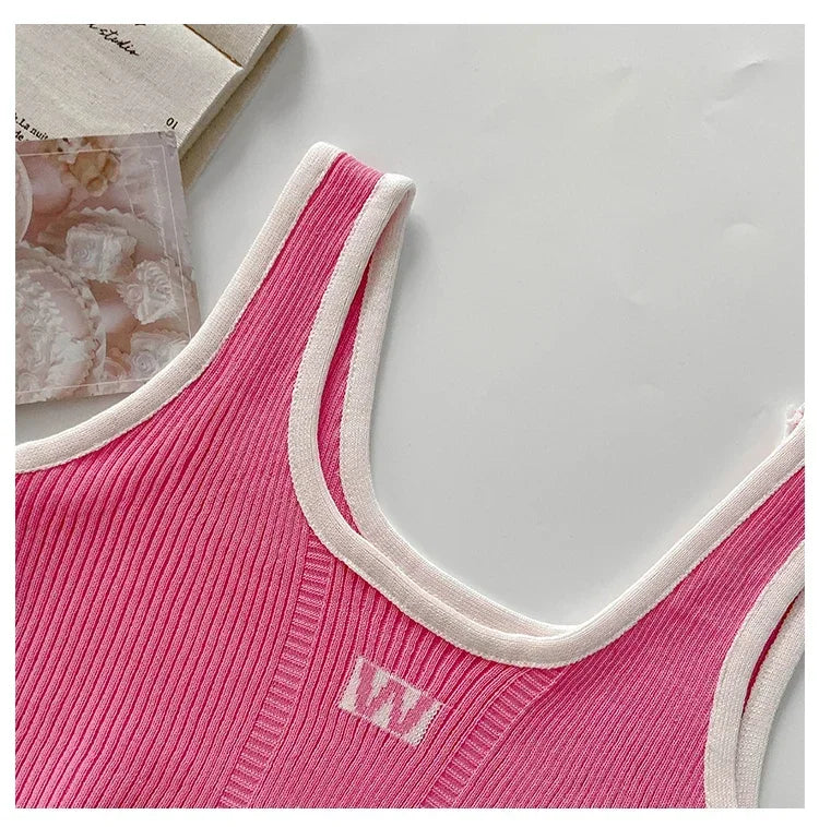 Women Irregular Tops For Women Sexy Crop Tops Summer Sleeveless Sweet Tops Cloth Summer Y2K For Women 2025