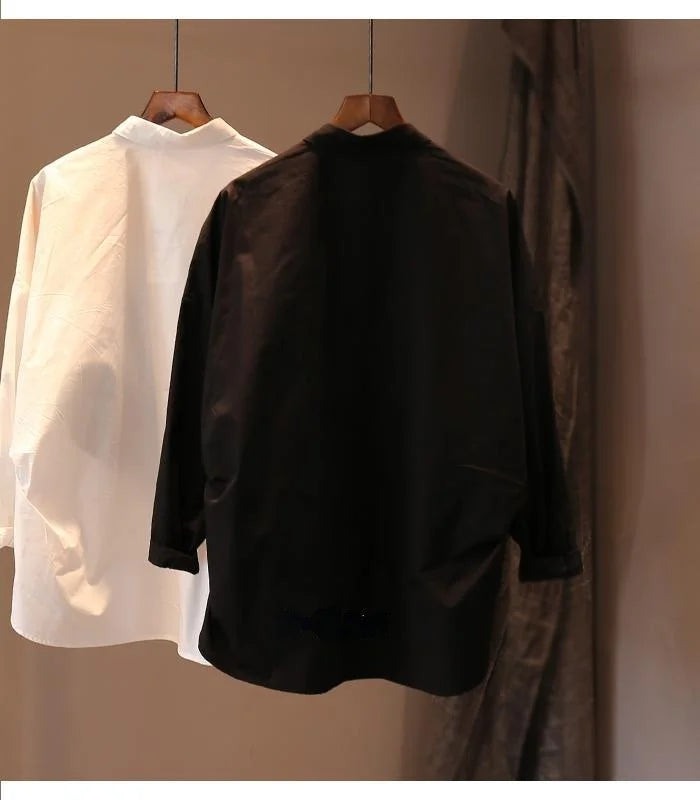 Women's Shirt Fashion Woman Blouses Print Flower Korean Vintage Blusas Female Elegant White Shirts Long Sleeve Tops Clothing