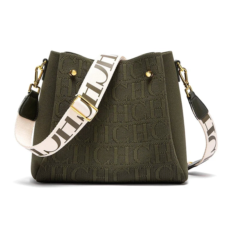 Crossbody Elegant Design Sense Letters Drawstring Design Brand Women's Bag Fashion Casual Hundred Women's Bag Crossbody