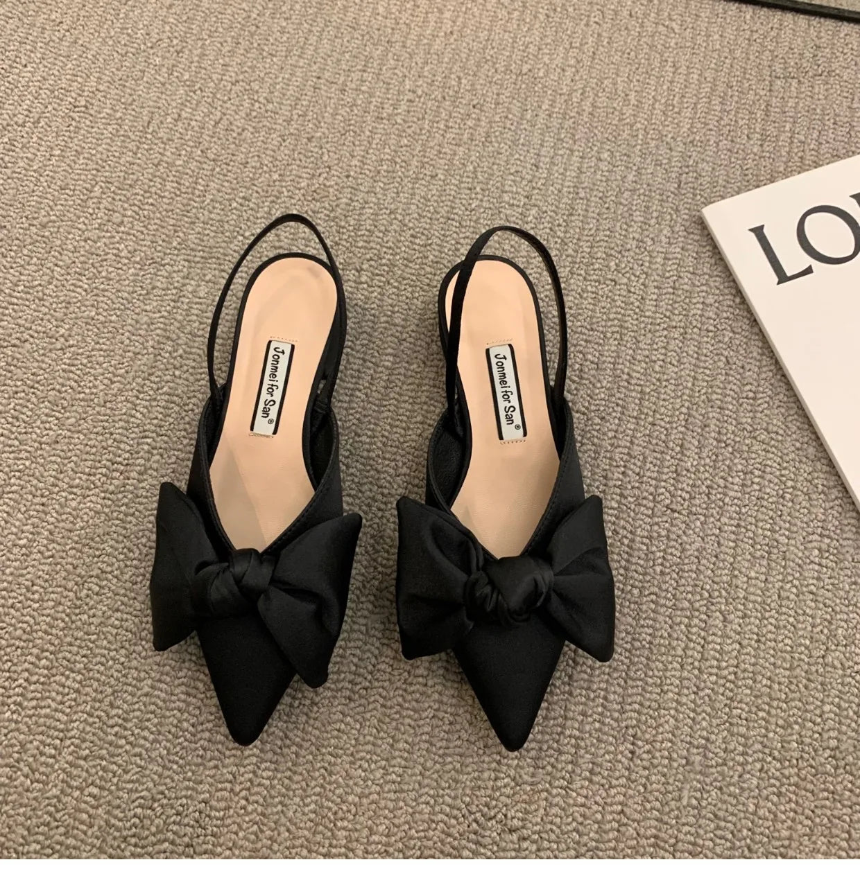 Women's Sandals Fashion Low Heels Sandals Women Shoes Elegant Pointed Straps Fashion Party Pumps Sandalias De Mujer 2023