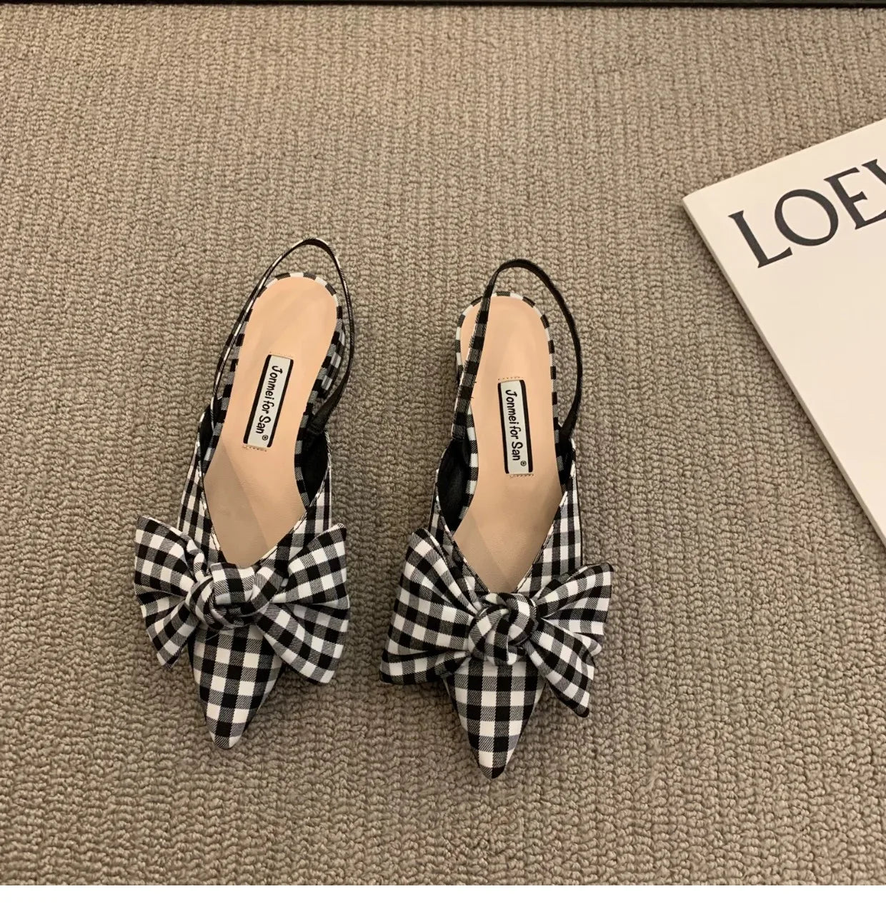 Women's Sandals Fashion Low Heels Sandals Women Shoes Elegant Pointed Straps Fashion Party Pumps Sandalias De Mujer 2023