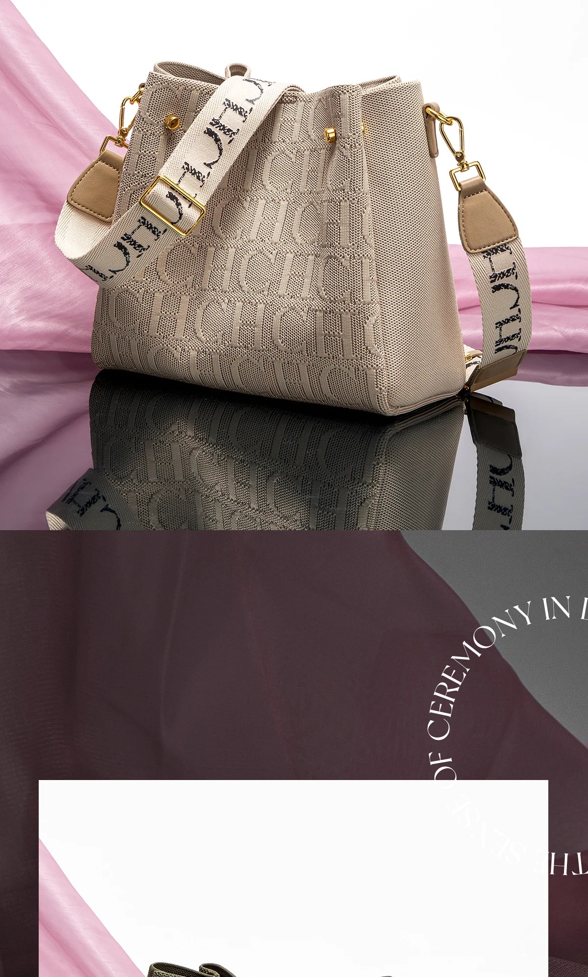 Crossbody Elegant Design Sense Letters Drawstring Design Brand Women's Bag Fashion Casual Hundred Women's Bag Crossbody
