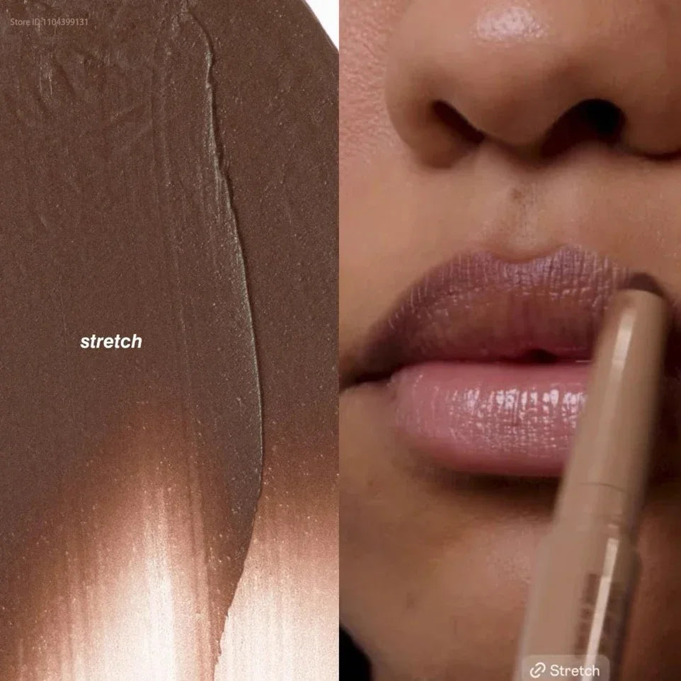 New Style Brand Skin Peptide Lip Shape Pen Lip Liner Long Lasting Lip Tint Pencil Glazing Milk Make Up Mirror Advanced Cosmetics