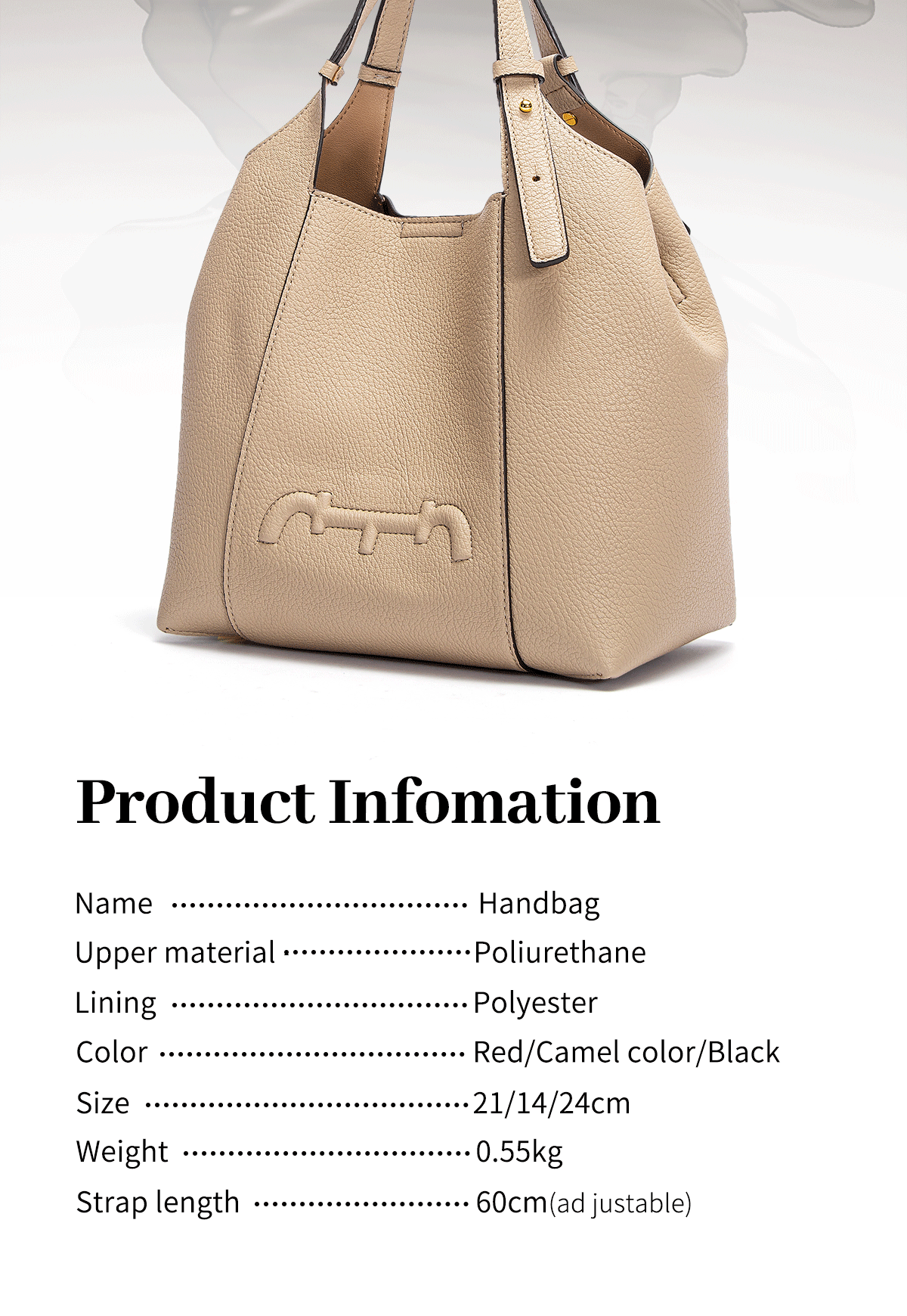 Retro Style Women's New 2024 Solid Color Shoulder Bag Versatile Commuter Women's Large Capacity Handbag